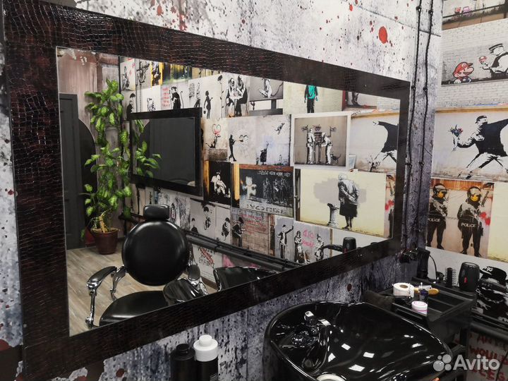 Зеркало парикмахерское