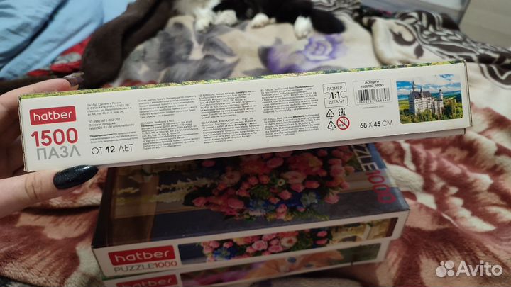 Пазл 1500 hatber замок