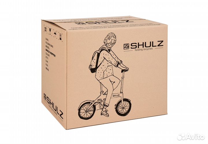 Cкладной велосипед Shulz HopperXL белый