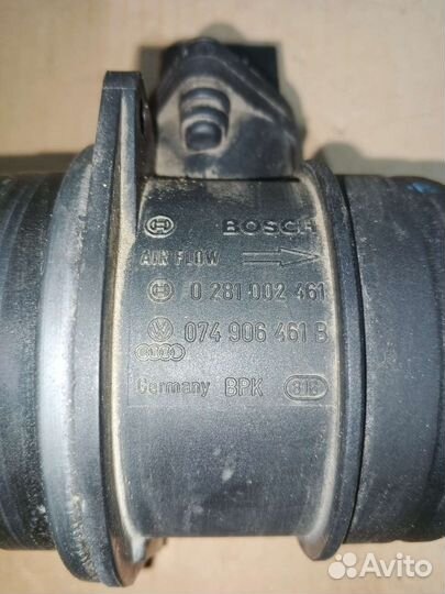 Расходомер Audi a4 2л дизель BLB