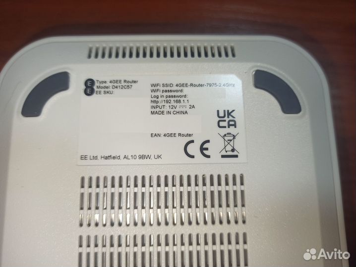 4G роутер Alcatel 4GEE D412c57 cat.7