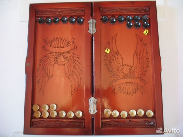 Нарды деревянные резные Иванушка Пастушок Свирель