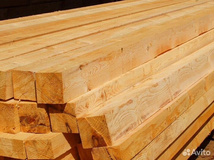 Брус из лиственницы 100х200х6000мм, гарантия качес