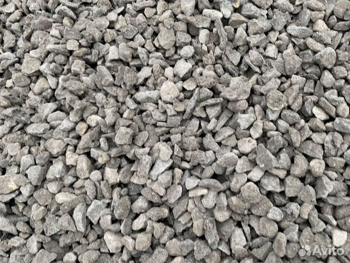 Щебень, Песок