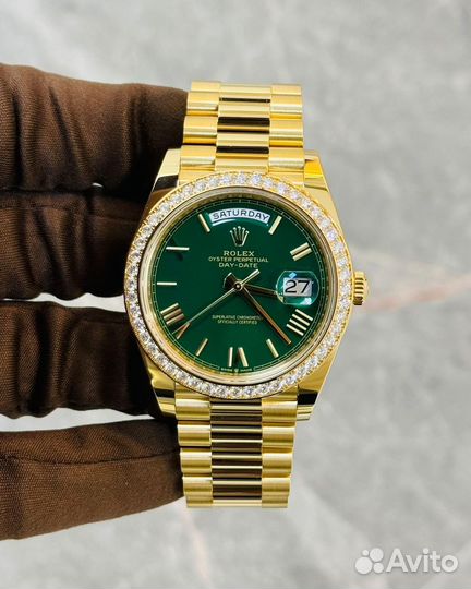 Часы Rolex Day date 40mm green