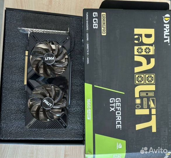 Palit geforce gtx 1660 super (при гарантии)