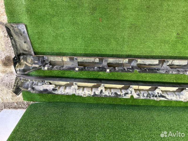 Накладка на порог наружная Mitsubishi Outlander CU