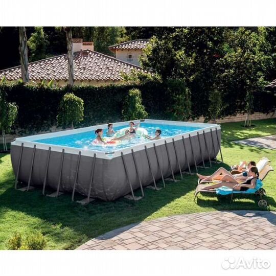 Бассейн каркасный (732х366х132см) 26364