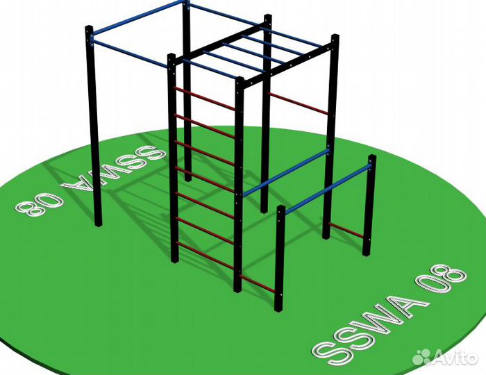 Уличная воркаут площадка от завода