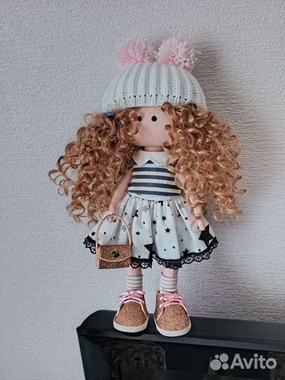 Текстильная интерьерная кукла