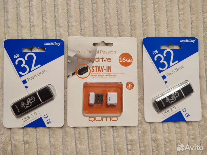 USB флешки на 16 и 32 GB