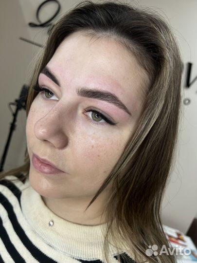 Наращивание ресниц/ Оформление бровей