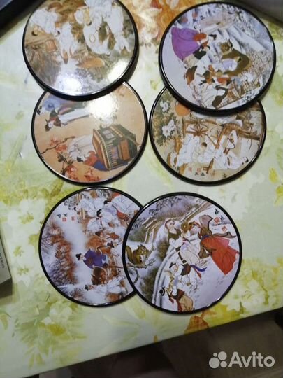 Набор подставок под стаканы (пр-во Южная Корея)