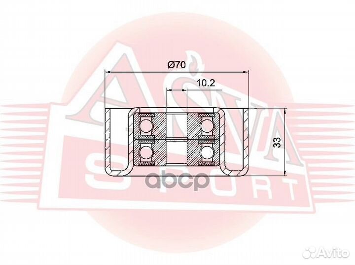 Ролик натяжной навесного оборудования перед