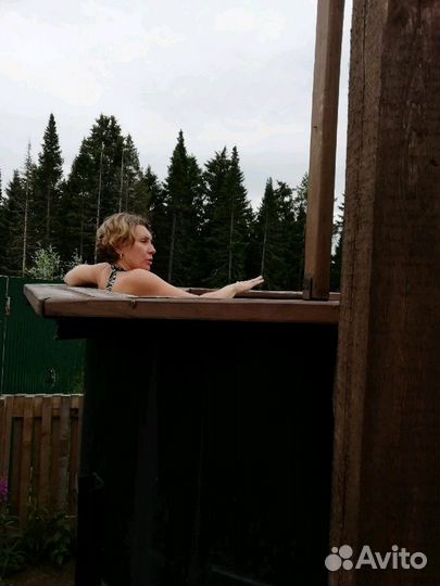 Русская баня на дровах Сибирский чан