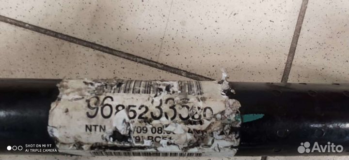 Привод правый citroen c3 1.4 МКПП