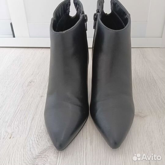 Ботильоны женские 37 размер, кожаные, б/у