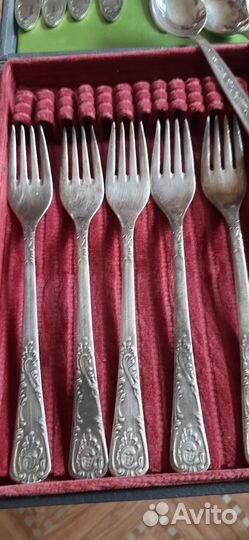 Ложки вилки мельхиоровые СССР