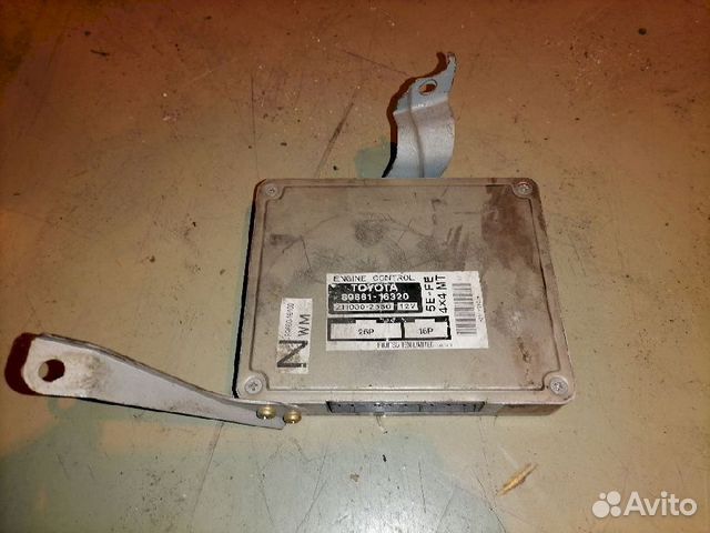 Блок управления двигателем 89661-16320 Toyota Terc