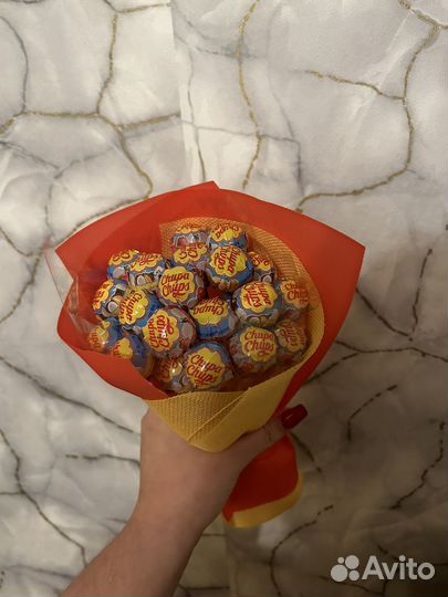 Букет из чупа чупсов