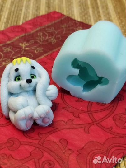 Молд силиконовый заяц