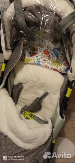 Детские санки коляска с колесами