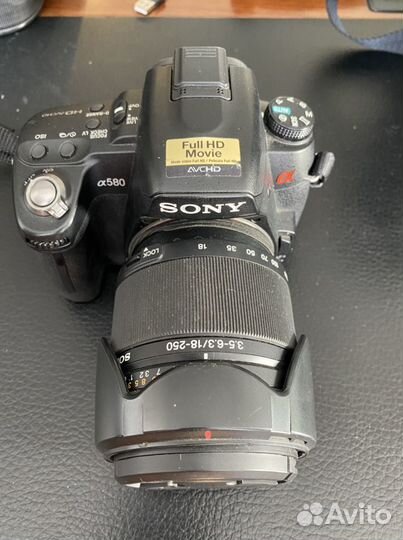 Зеркальный фотоаппарат Sony A580, 3.5-6.3/18-250