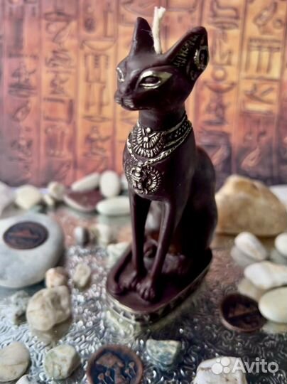 Свеча восковая Богиня Бастет