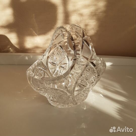 Блюдо ваза хрусталь