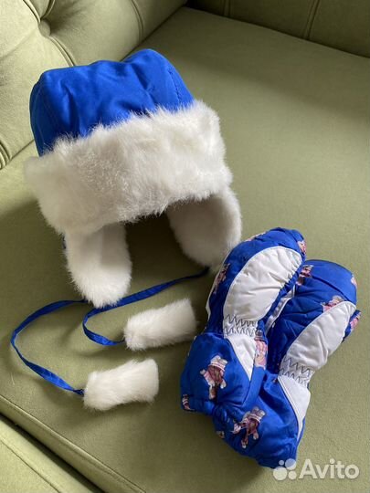 Шапки и варежки для девочки и мальчика