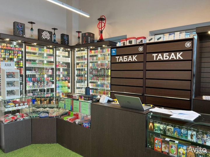 Табачный магазин с лояльными клиентами