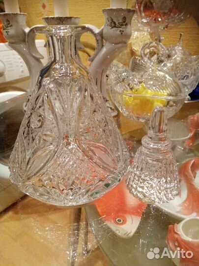 Графин. Чехия. Хрусталь