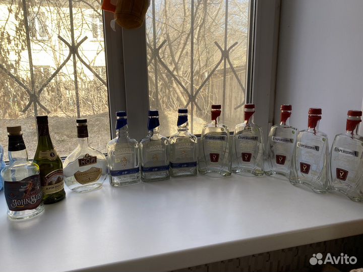 Бутылка из под коньяка, виски