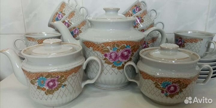 СССР Сервиз чайный на 12 персон