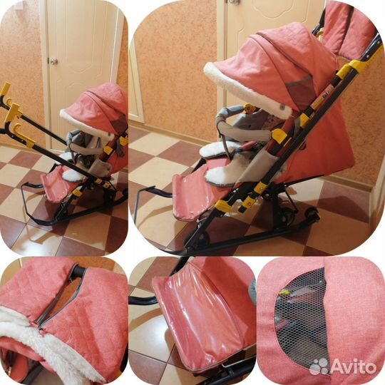 Санки коляска nika 7 2
