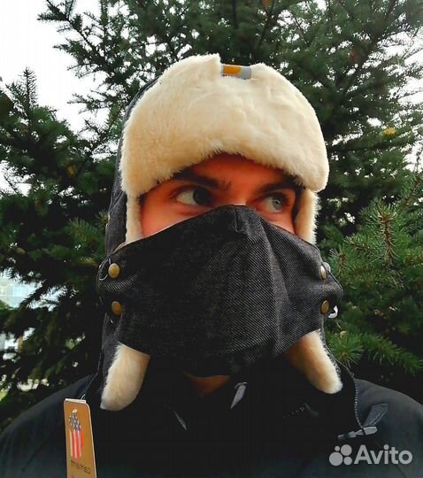 Шапка ушанка Carhartt