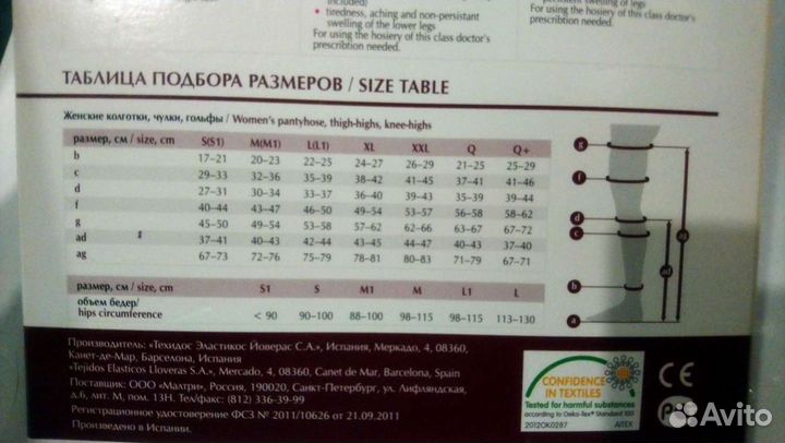 Компрессионные колготки