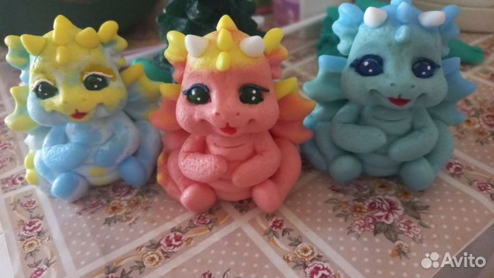 Мыло ручной работы дракон