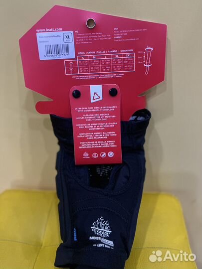 Защита коленей Leatt AirFlex Pro Black Оригинал