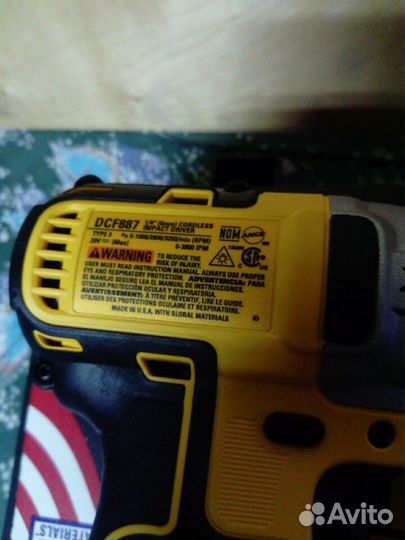 Набор винтовёрта Dcf850d1e1