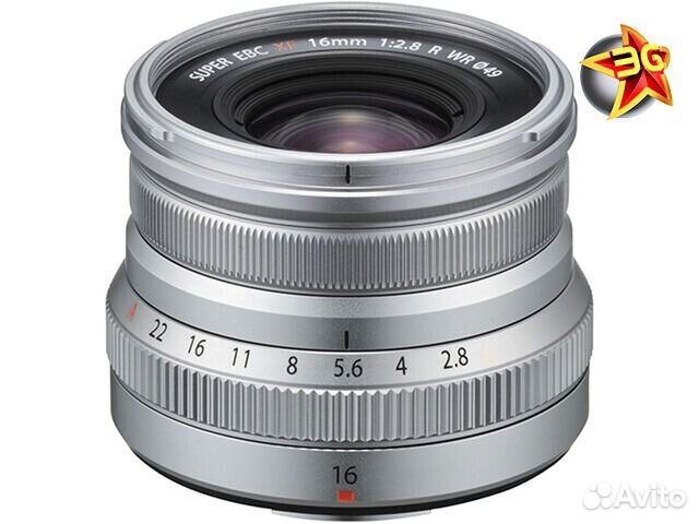 Объектив Fujifilm Fujinon XF 16mm f/2.8R WR Silver