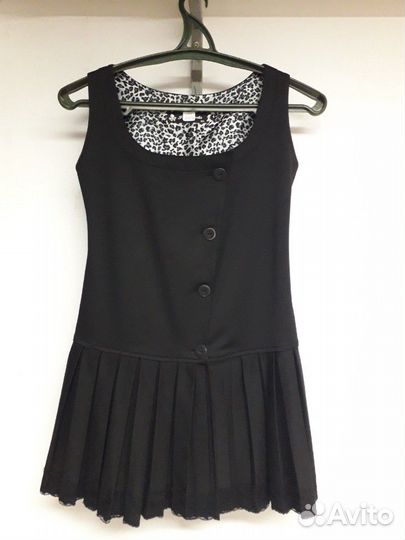 Школьный сарафан для полненькой девочки р.134-140