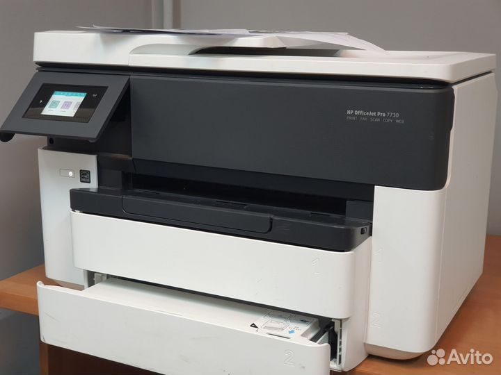 Цветной мфу А3 HP Officejet Pro 7730