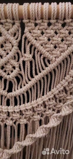 Настенное бохо-панно макраме