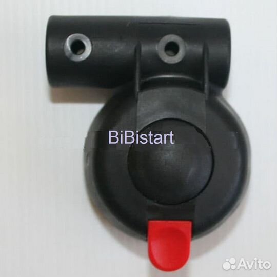 Крепление поворотного колеса коляски