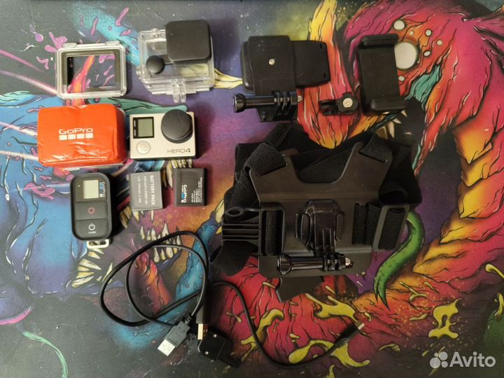 Экшн камера GoPro hero 4 с пультом