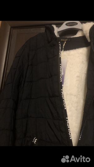 Куртка большой размер мех турция dolares 50/64