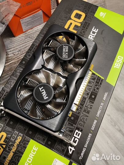 Видеокарта palit gtx 1650 4 gb