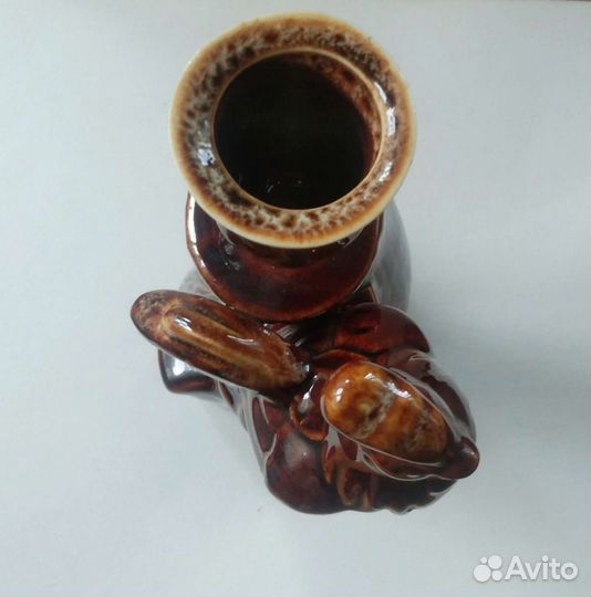 Подсвечник петух керамика