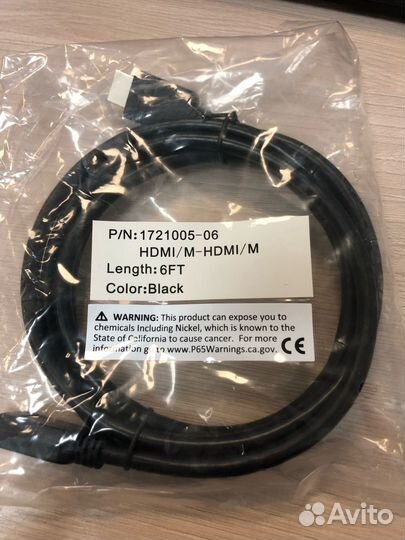 Кабель hdmi v2.0 1.8 метров